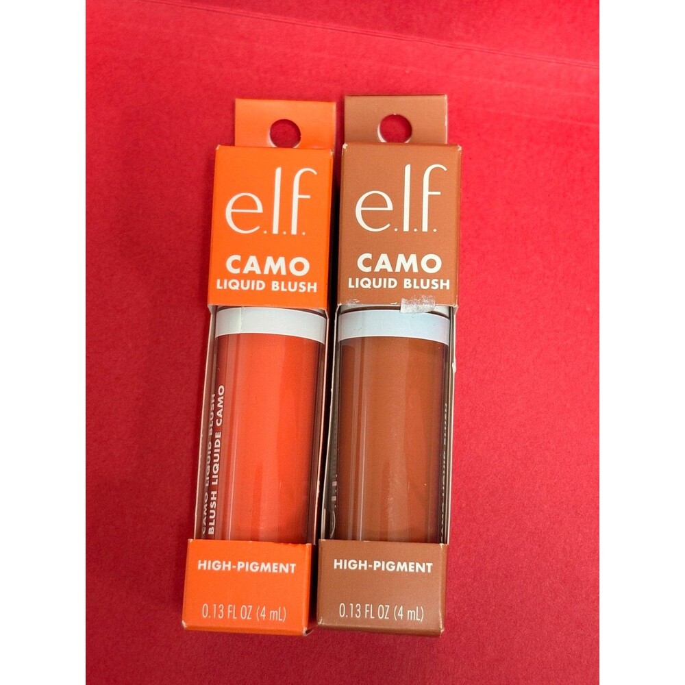 e.l.f. Camo Liquid Blush Coral Crush and Copper Etiquette NEW in packaging